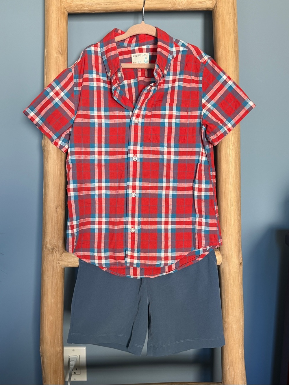 Boys 2 piece set - Crewcuts Button-Up Shirt and Vineyard Vines Shorts